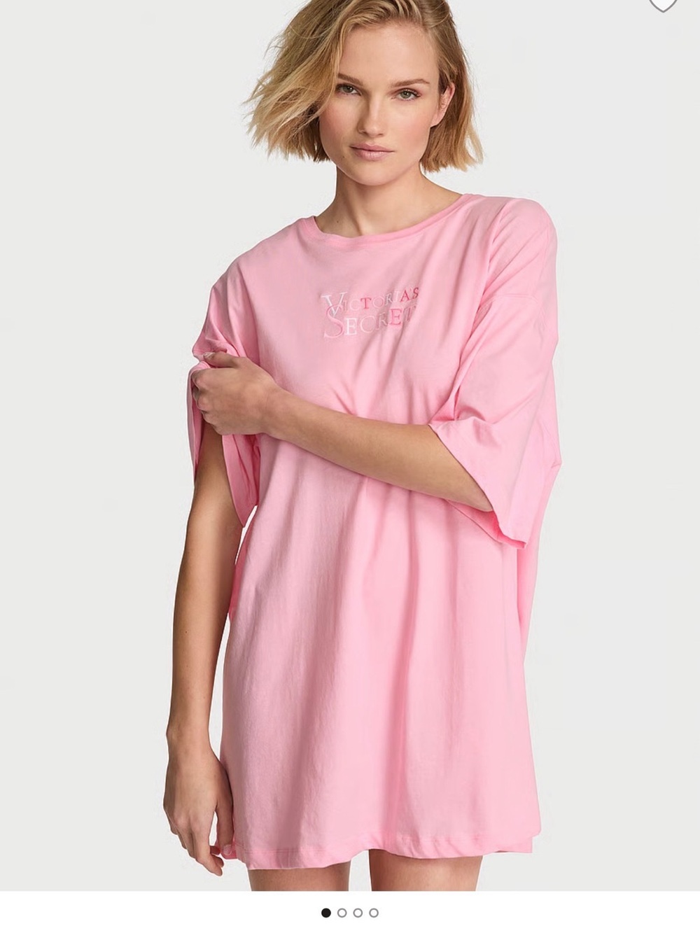 Victoria's Secret Pink Oversized Crewneck Sleep Tee